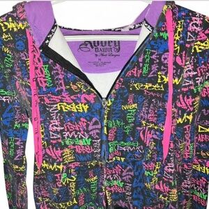 SOLD ON DEPOP Abbey Dawn Colorful Graffiti Hoodie